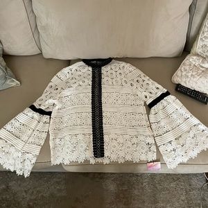 White cute feminine top amazon